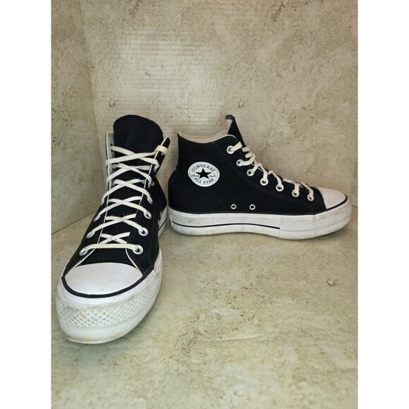 Converse CTAS Platform High Top Shoes Women Sz 10 Casual Grunge Skater Sneakers - Picture 1 of 8